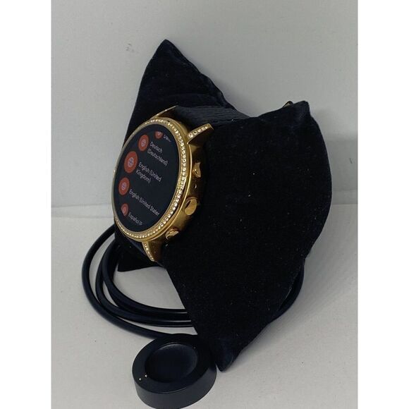 Fossil Gen 4 Authentic Digital Dial Smart Watch Custom Band FTW6015 AB175 - Picture 3 of 10